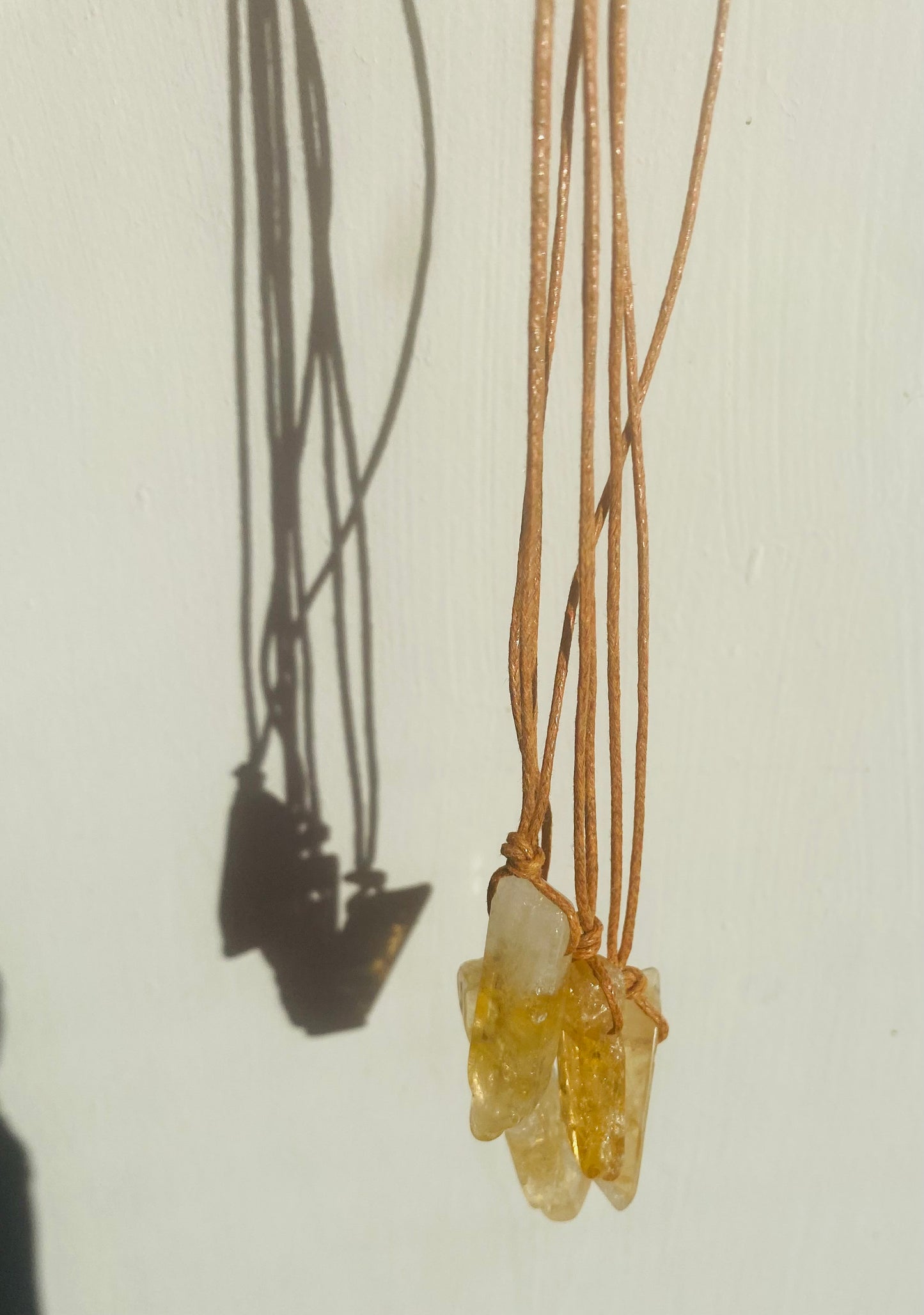 Citrine Pendant Necklace
