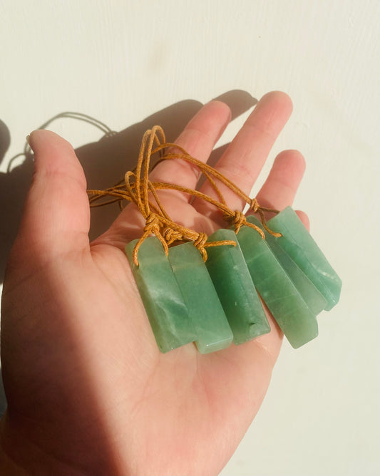 Green Aventurine Pendant Necklace