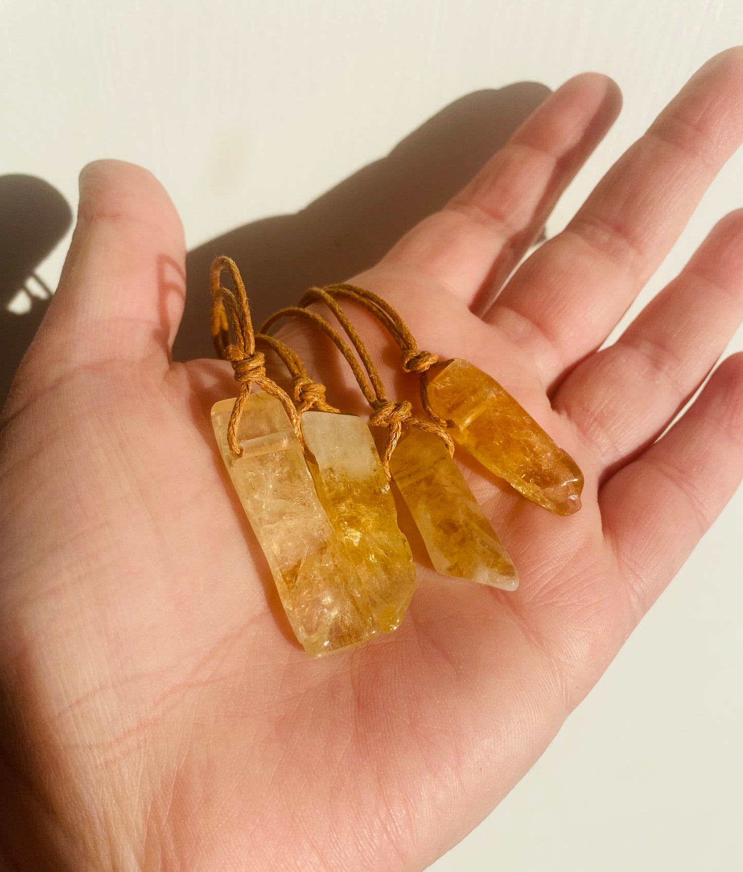 Citrine Pendant Necklace