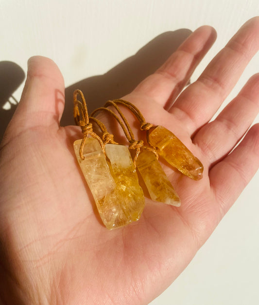 Citrine Pendant Necklace