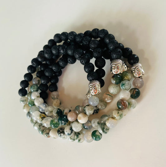 Tree Agate diffuser bracelet