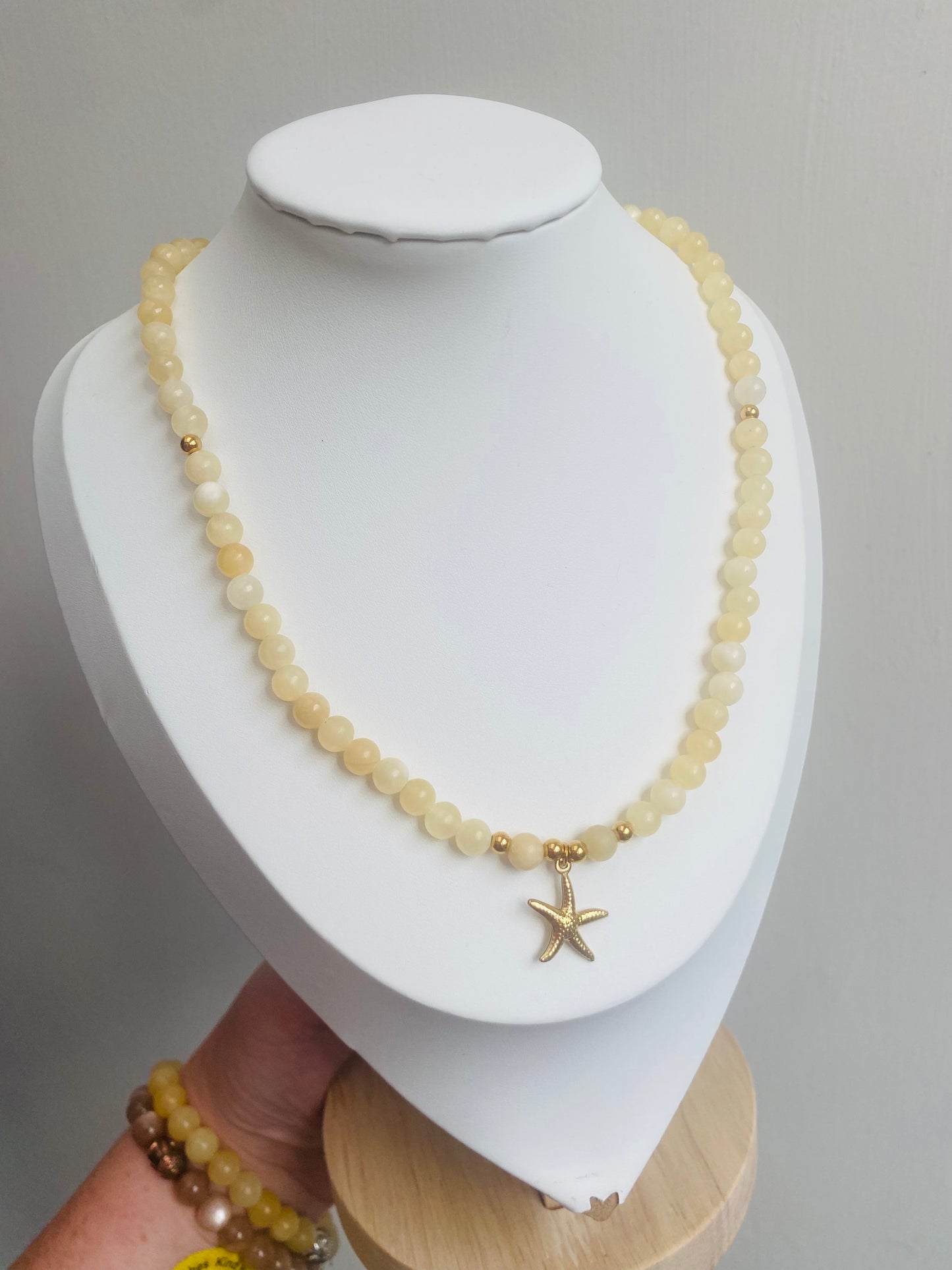 'Honey'   Honey Calcite Necklace