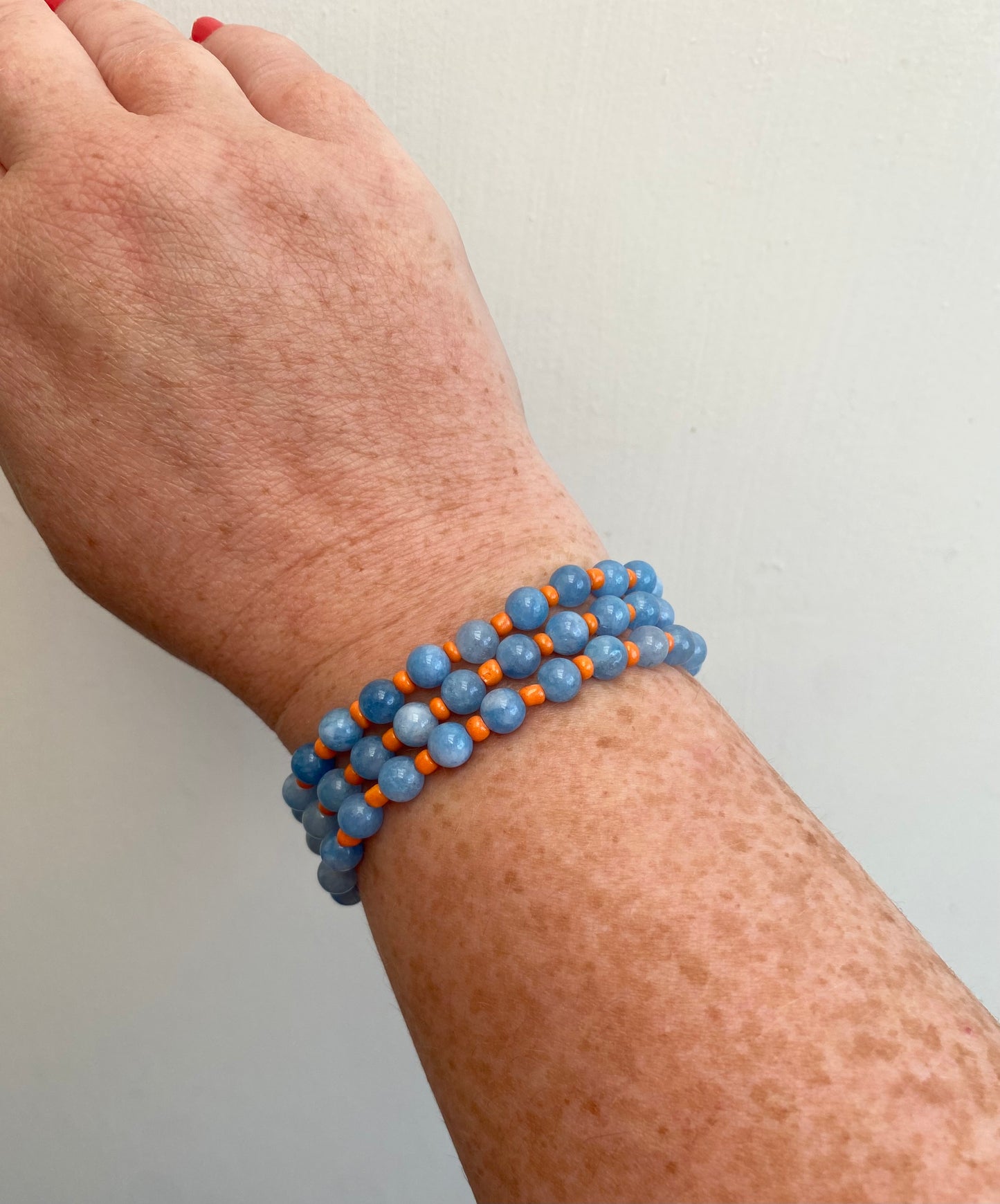 'Tangerine skies' (bracelet 6mm)