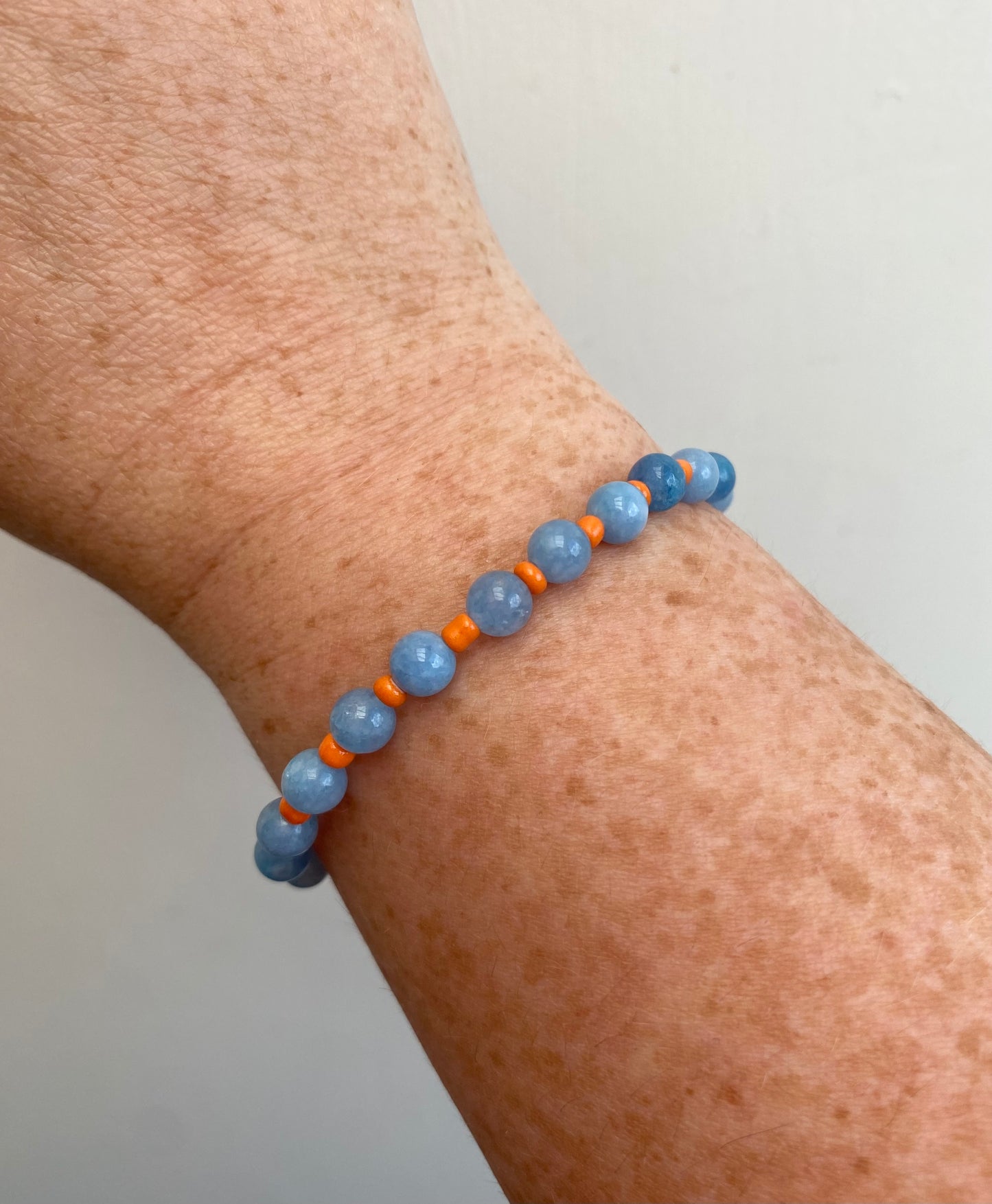 'Tangerine skies' (bracelet 6mm)