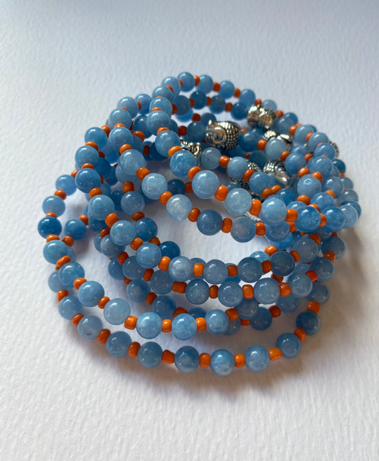 'Tangerine skies' (bracelet 6mm)