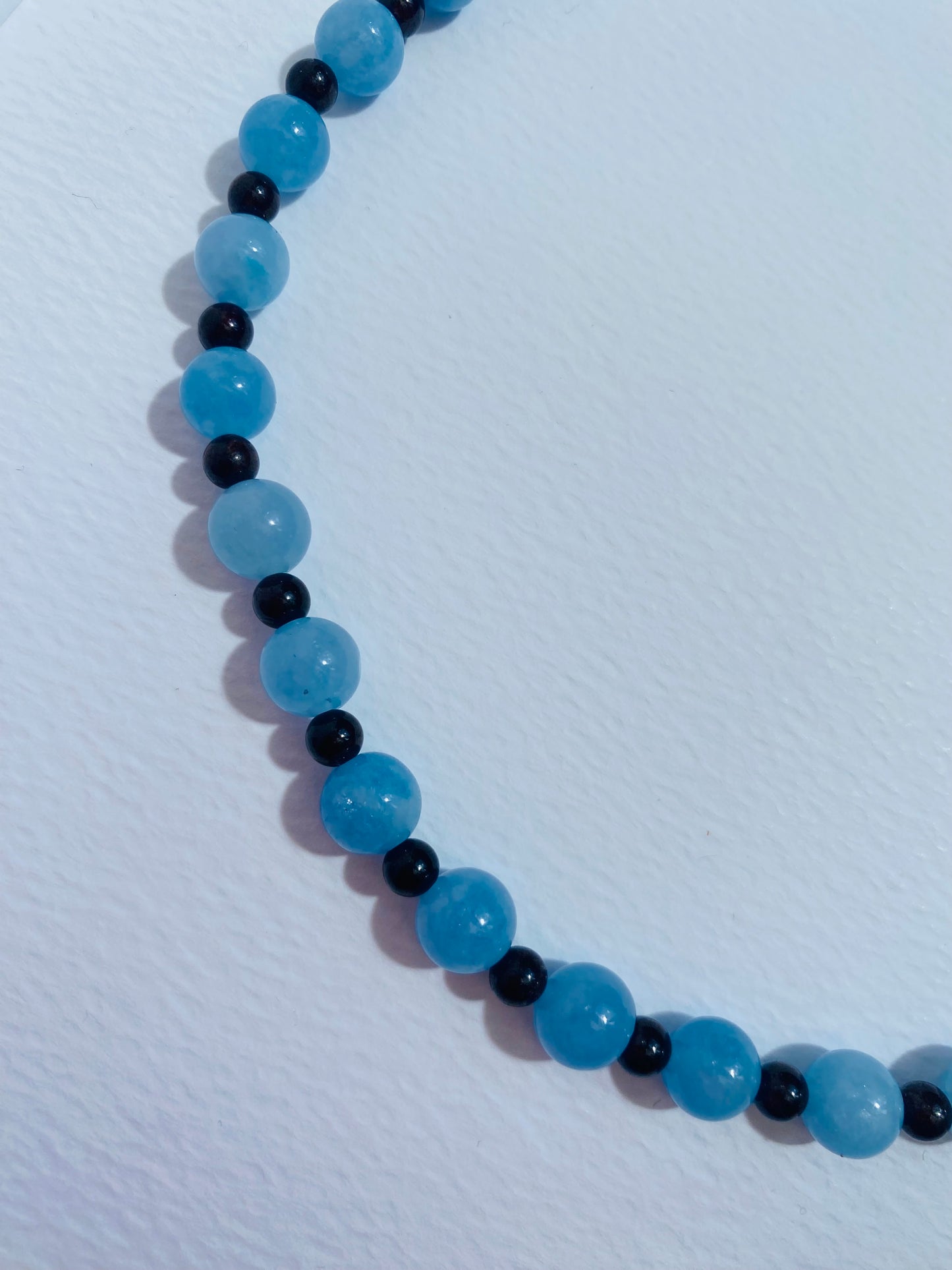 'Fistral' (Aqua Marine & Garnet)