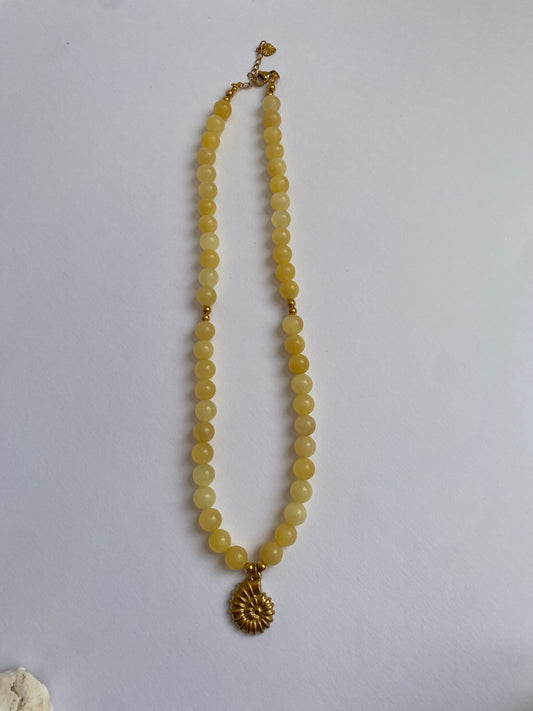 Honey Calcite Necklace